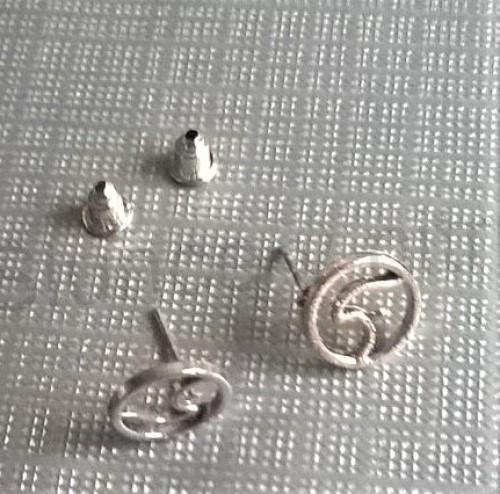 Puzetové náušnice vlnka (BB660)