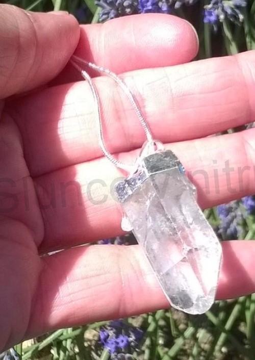 Náhrdelník Křišťál špice (Brazílie) (X1164)