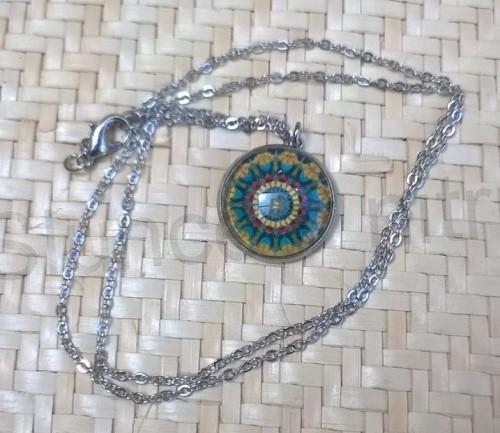 Náhrdelník s přívěškem mandala (BD515)