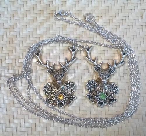 Náhrdelník s přívěškem Jelena se zirkonem postříbřeno (BD526)