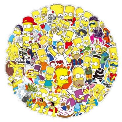 Simpsonovi samolepky mix 5 kusů (E590)