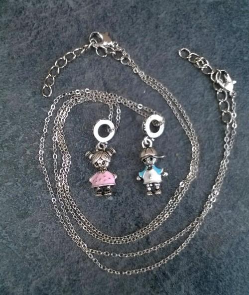 Náhrdelník s Pandora přívěškem chlapec (BD569)