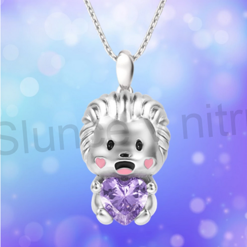 Náhrdelník s přívěškem ježečka (BD573)