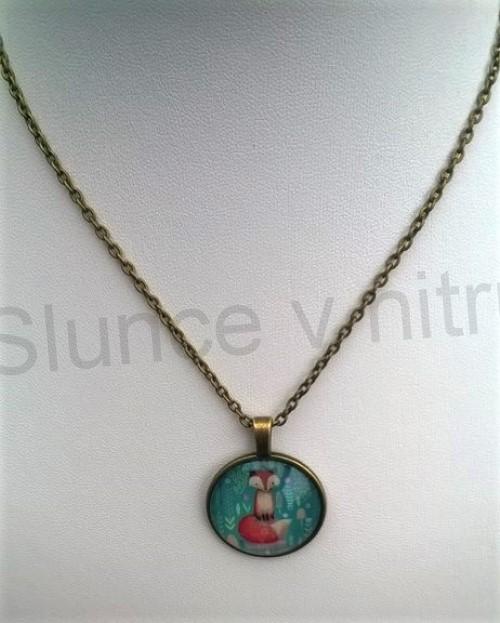 Náhrdelník s přívěškem Liška (BD576)