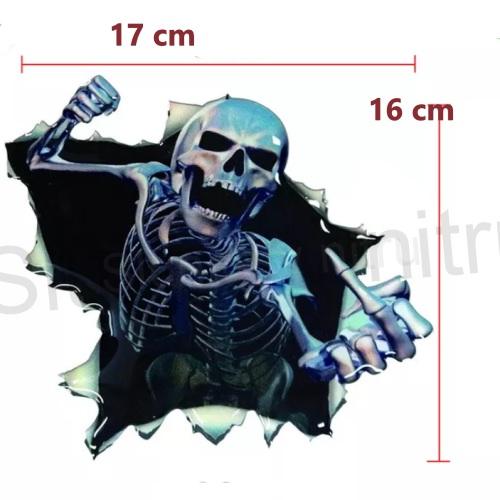 Samolepky na auto kostlivec (E658)