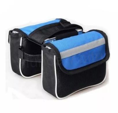 Cyklobrašna na rám kola - modrá (L40)