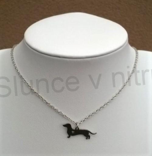 Náhrdelník s přívěskem psích plemen - Americký pitbulteriér (BD579)