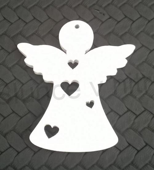 Dřevěný výřez – ozdoba Anděl, andílek (V57)