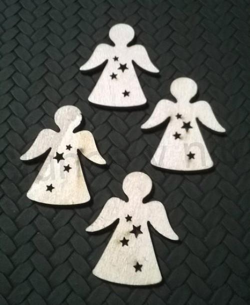 Dřevěné výřezy - ozdoba Anděl,andílek (V62)