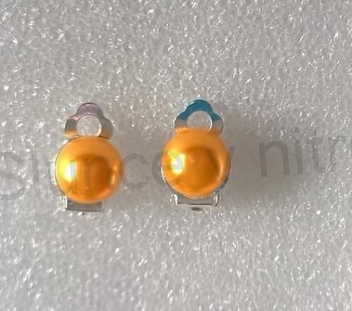 Náušnice klipsy s perleťovou perlou (BB694)