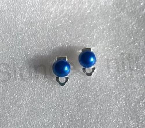 Náušnice klipsy s perleťovou perlou (BB696)