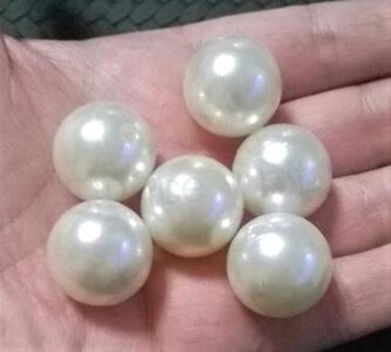 Plastové voskové korálky imitace perel 20 mm - 1 ks (AC266)