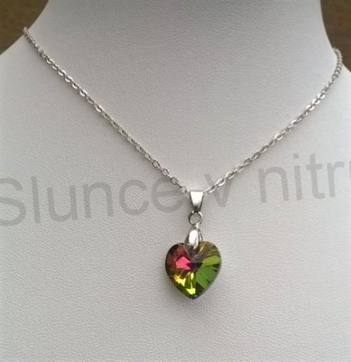 Souprava šperků se Swarovski element srdce, srdíčko (BS97)