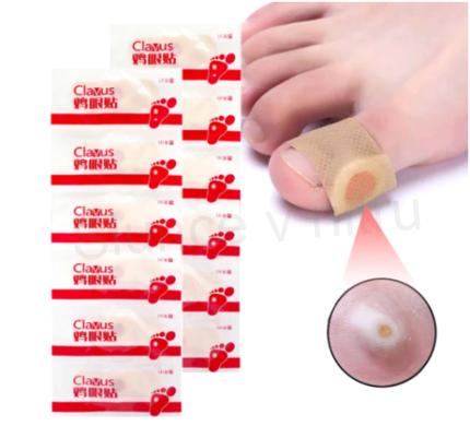 Zdravotní detoxikační náplast na odstranění mozolů, otlaků na nohách - 6 küsů (F47)