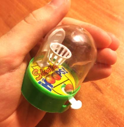 Basketbal mini hračka zelený (D60)