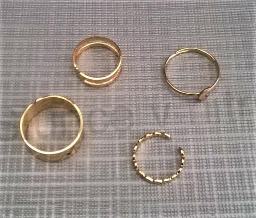 Otevřený, nastavitelný prsten číslo 3 (BP403)