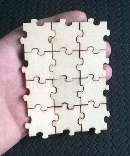 Dřevěné výřezy - ozdoby puzzle (V122)