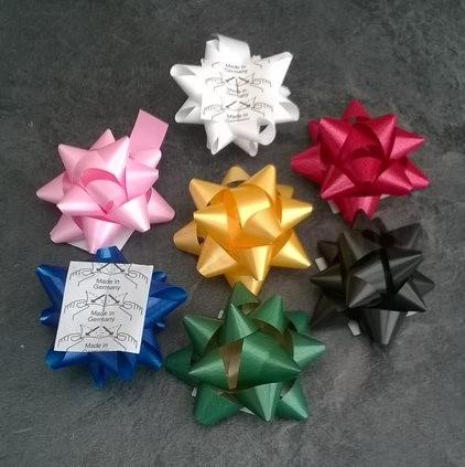 Dárková stužka, rozeta 7 cm Zelená (E673)