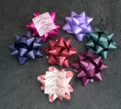 Dárková stužka, rozeta 7 cm (E674)