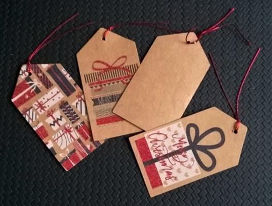 Vánoční jmenovky, visačky na dárky 11 x 6 cm - číslo 2 (V132)