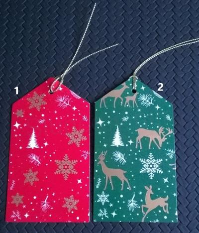 Vánoční jmenovky, visačky na dárky 11 x 6 cm (V135)