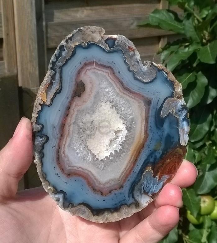 Achát plátek výběr 120g - (Brazílie) (X1306)