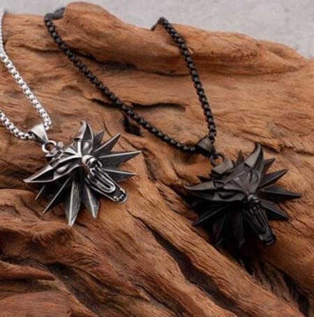 Náhrdelník Geralta s přívěskem Zaklínač - The Witcher Wild (BD614)