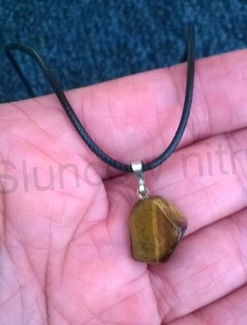 Náhrdelník přívěšek s tygřím okem (X1376)