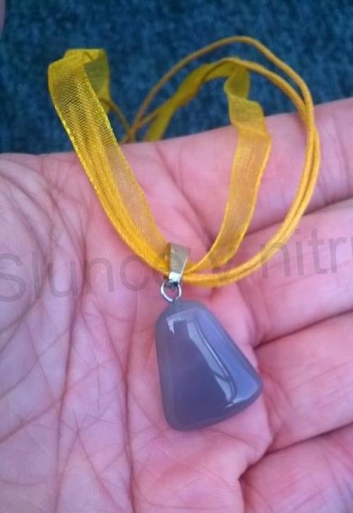 Náhrdelník přívěšek s achátem (X1390)