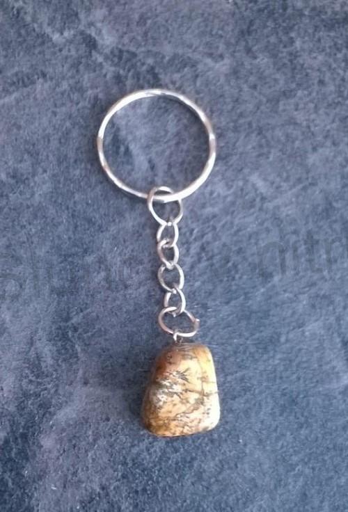 Přívěsek na klíče - minerální jaspis (X1405)