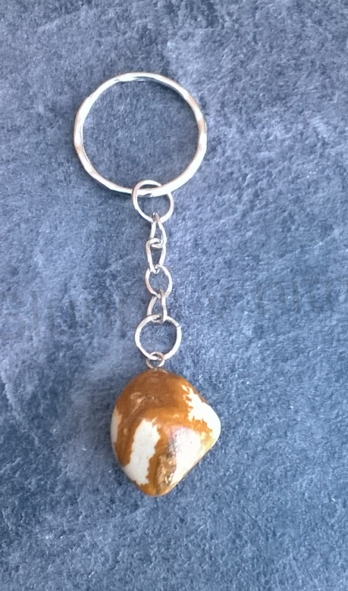 Přívěsek na klíče - minerální jaspis (X1417)