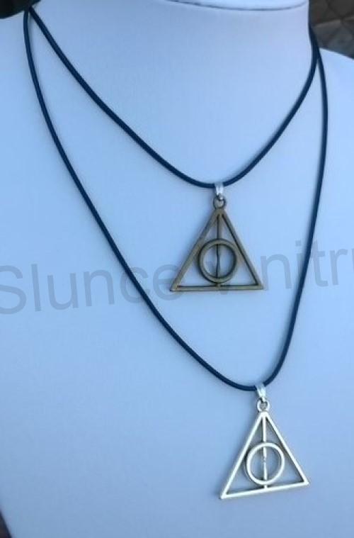Náhrdelník s přívěškem Relikvie smrti Harry Pottera (BD631)