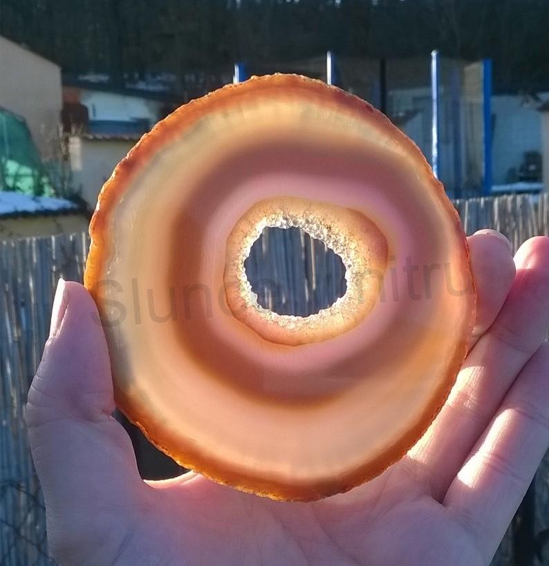 Achát plátek výběr 101g - (Brazílie) (X1394)