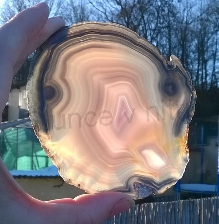 Achát plátek výběr 80g - (Brazílie) (X1396)