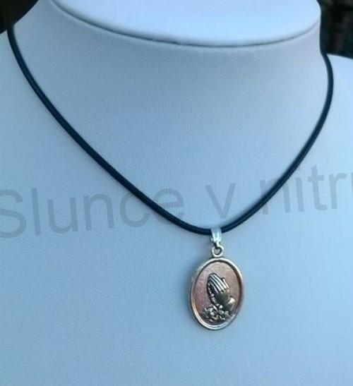 Náhrdelník s příveškem svátosky, svátoska (BD642)