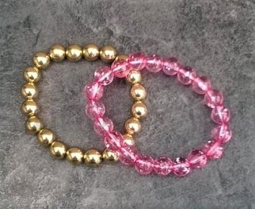 Dámský, dívčí korálkový náramek (BC550)