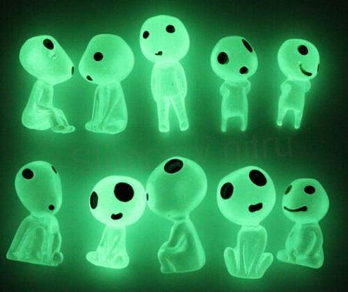 Filmová postavička, dekorace světelný luminus mimozemšťan (D709)