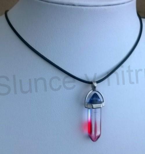 Náhrdelník přívěšek s duhovým křišťálem (X1465)