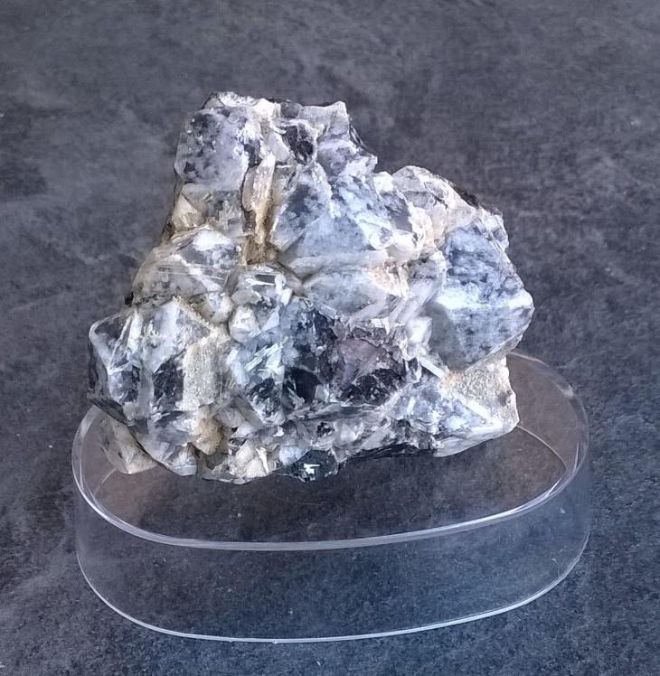 Drúza Morionu s ametystem 78 g (Česká Republika) (X1461)