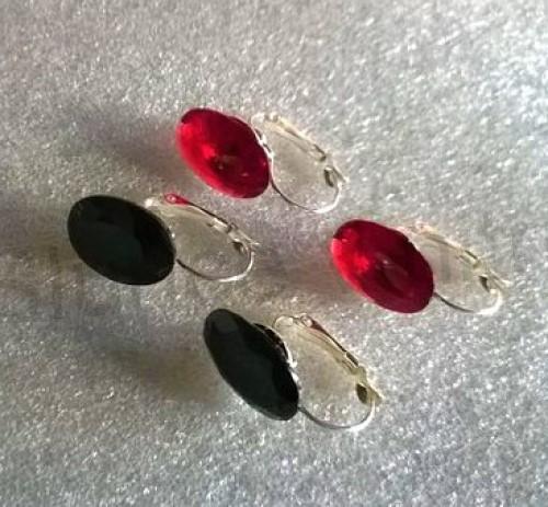 Visací náušnice s krystalem (BB738)