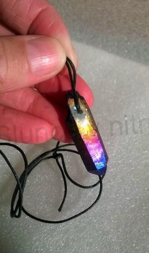 Minerální náhrdelník Aqva aura Titanium (X1478) 