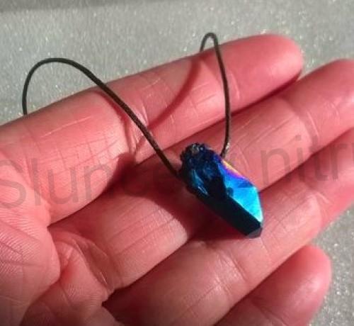 Minerální náhrdelník Aqua Aura Titanium (X1481)