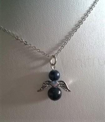 Minerální náhrdelník Anděl – sodalit (X1491)