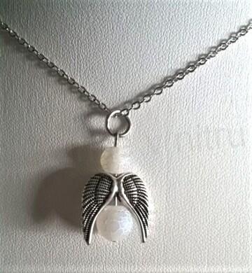 Minerální náhrdelník Anděl – dračí achát (X1493)