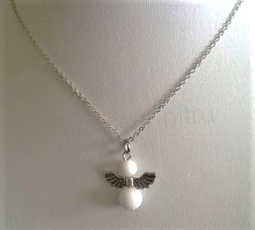 Minerální náhrdelník Anděl – jadeit (X1506)