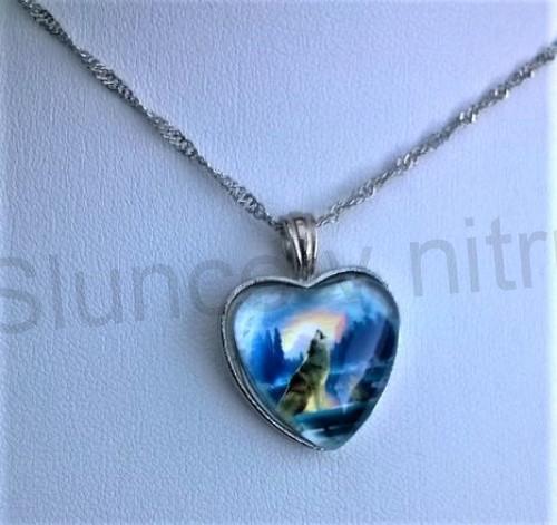 Náhrdelník s přívěškem Vlka (BD672)