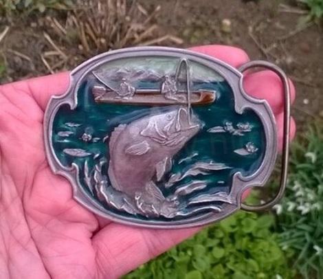 Rybářská přezka, spona na opasek (H443)