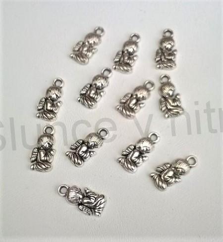 Přívěšek Andílek - 16,3 x 8,1 mm (AA314)