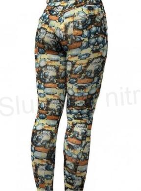 Dámské legíny žluté barevné – velikost XL/2XL (k191)