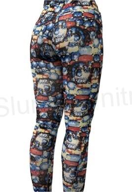 Dámské modré barevné elastické legíny – více velikostí (K192)